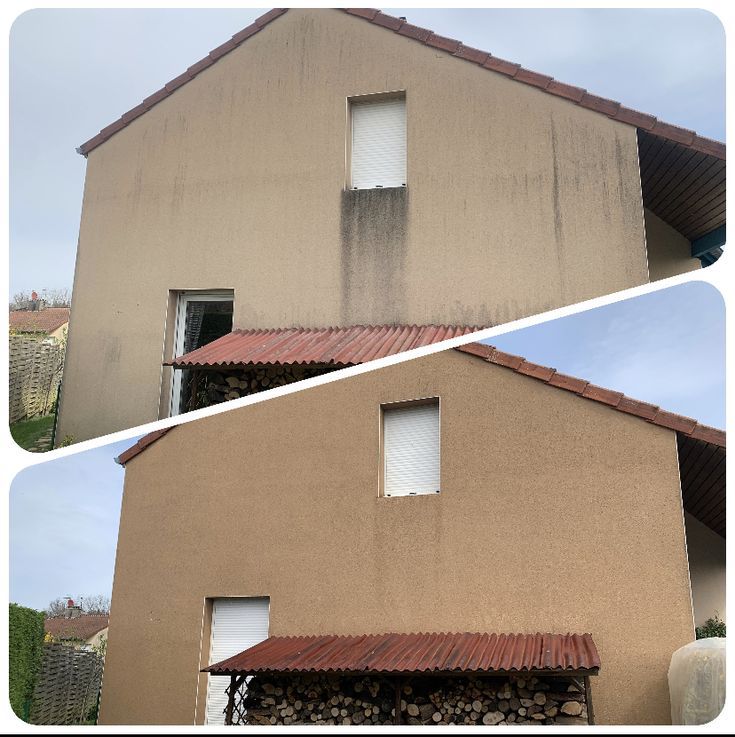 Nettoyage et traitement de façade extérieure par HDC Rénov Habitat